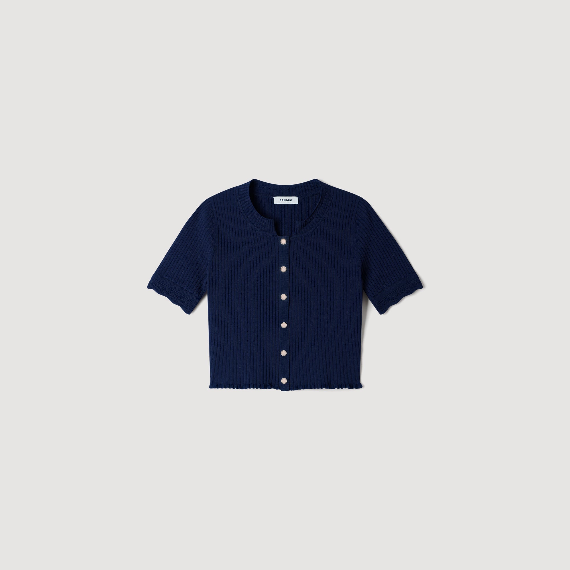 Heddy  Knit Cardigan Navy Blue