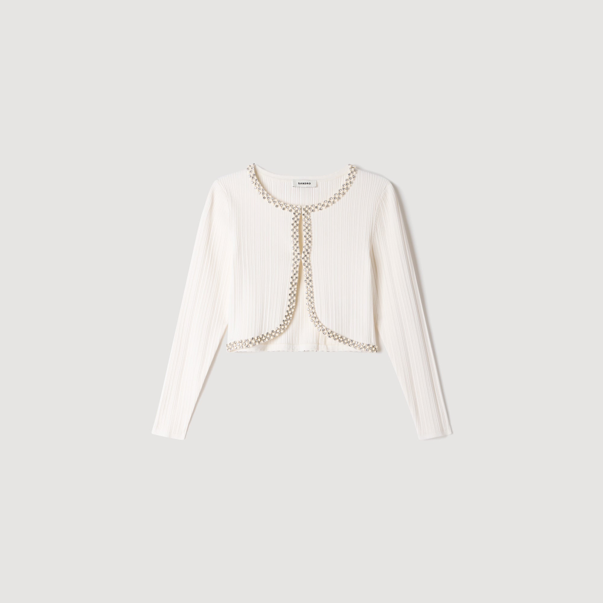 Borealia  Knit Cardigan White