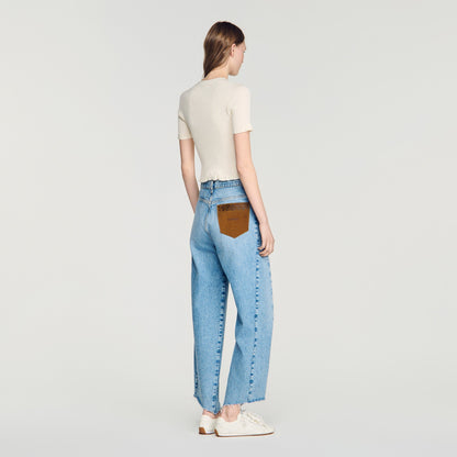 Area  Knit Cardigan Ecru