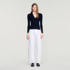 Gabriele Cardigan With Lace Panel Black