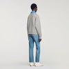 Hayden 2-in-1 zip cardigan Grey