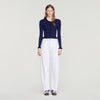 Areanne Striped knit cardigan Navy / Purple