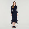 Maretto Decorative Pointelle Cardigan Black