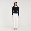 Aspen Victorian collar cardigan Black
