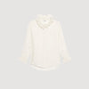 Floaty Shirt With Gathered Collar Ecru