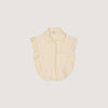 Light Yellow Shirt Collar With Lace Detail