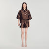 Jupiter Rhinestone Shirt Brown