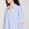 Ortal Striped Shirt Blu / White
