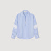 Ortal Striped Shirt Blu / White