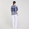 Orla Bandana Print Shirt Blu / White