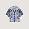Orla Bandana Print Shirt Blu / White