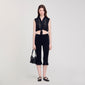 Tel Crystal Embellished Top Black
