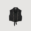 Tel Crystal Embellished Top Black