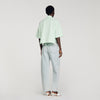 Kaia Short Checked Shirt Green / Ecru