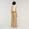 Marielle Cropped Shirt With Lace Details Ecru