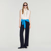 Citroria Ruffled Collar Shirt Ecru