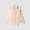 Miraluna Striped tie-neck shirt Light Pink