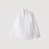 Portocello Oversized silk satin shirt White