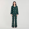 Paprika Paisley print pyjama shirt Green