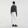 Dakota Check shirt with contrast collar Dark Grey