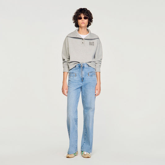 Oslo Wide-leg jeans Bleu Jean