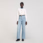 Oslo Wide-Leg Jeans Blue Jean