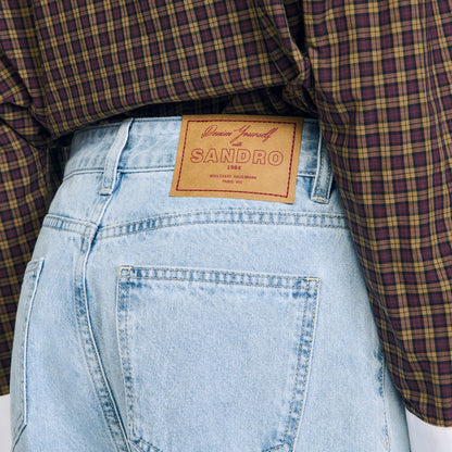 Mael Straight-Leg Jeans Blue