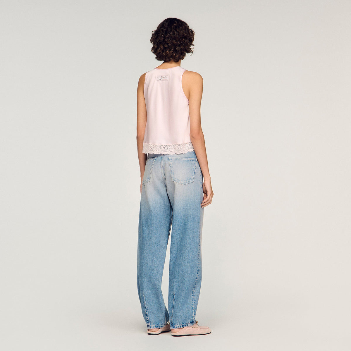 Jaden Faded Barrel Jeans Blue Jean