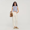 Ethan Barrel Jeans White