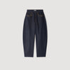 Kaja Barrel Jeans With Metal Details Blue Jean