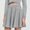 Pleated Skirt Grey