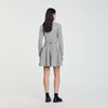 Pleated Skirt Grey