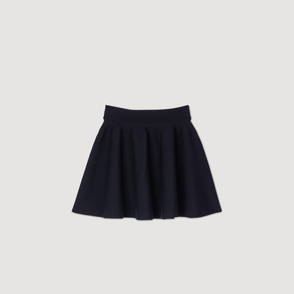 Pleated Skirt Navy Blue