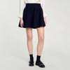 Pleated Skirt Navy Blue