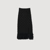 Aleria Knit Midi Skirt Black