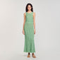Lucile Long Decorative Knit Skirt Mint