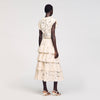 Orlivia Long Frilled Skirt Ecru