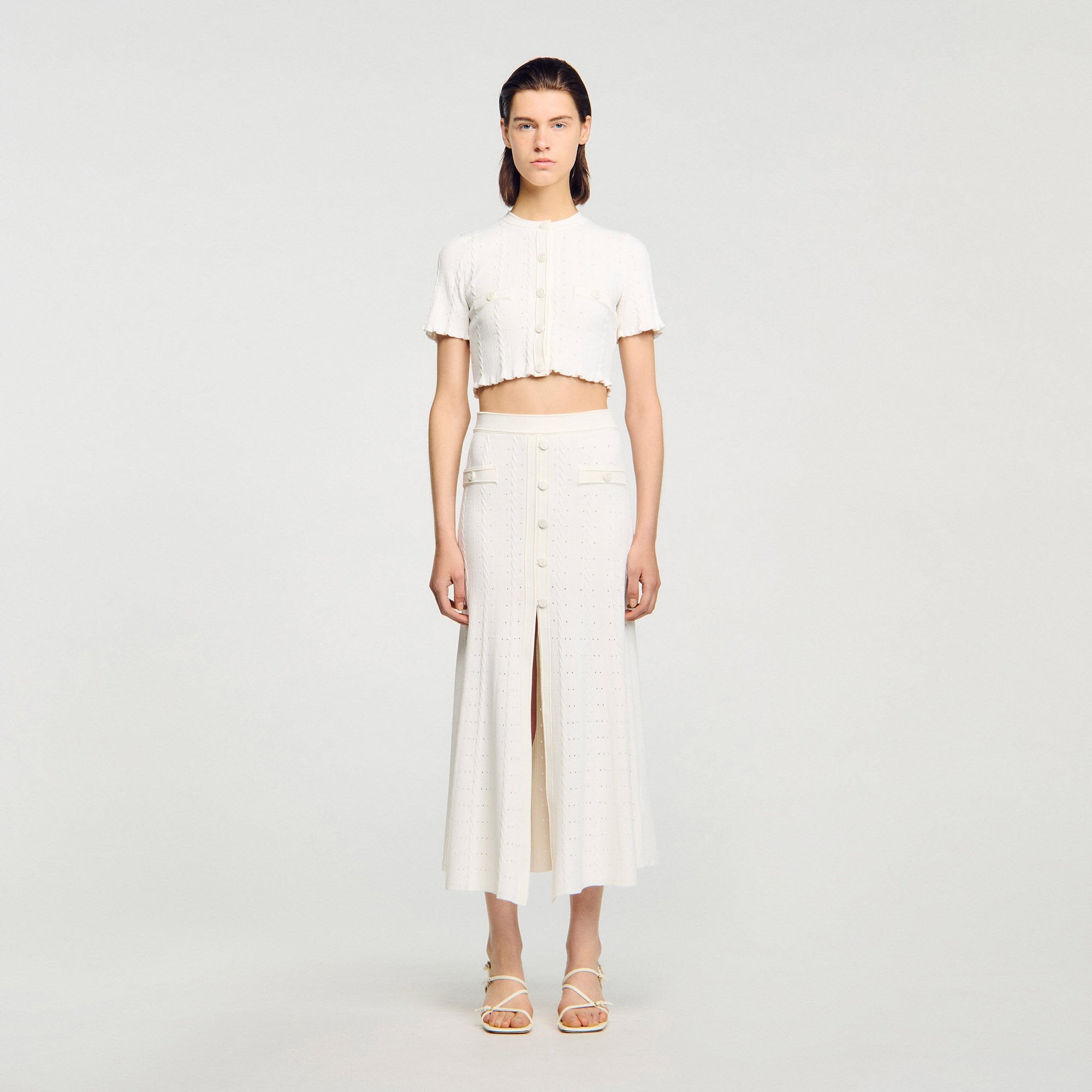 quui /string knit bustier【écru】 Suite Sculpt Knit Bustier | Aritzia US