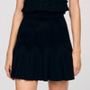 Orea Short Two-Tone Skirt Black