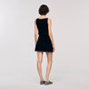 Orea Short Two-Tone Skirt Black