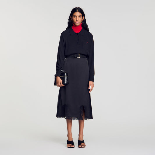 Enja  Knit Skirt Black