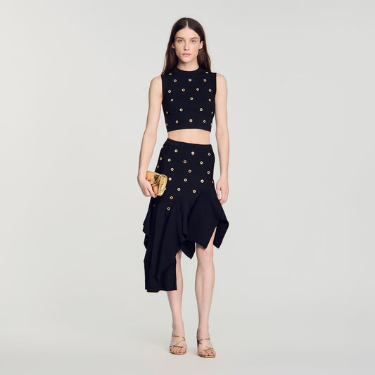 Bellasina  Knit Skirt Black