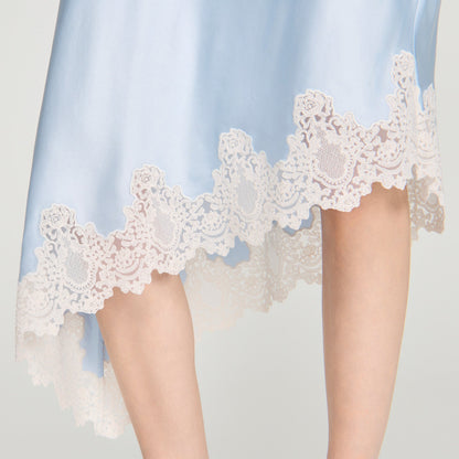 Plume  Printed Skirt Blue / Ecru
