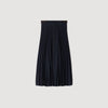 Reine Long pleated skirt Navy Blue