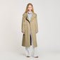 Aliocha Trench Coat With Belt Olive Green