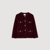Jilliane Double-Faced Jacket Bordeaux