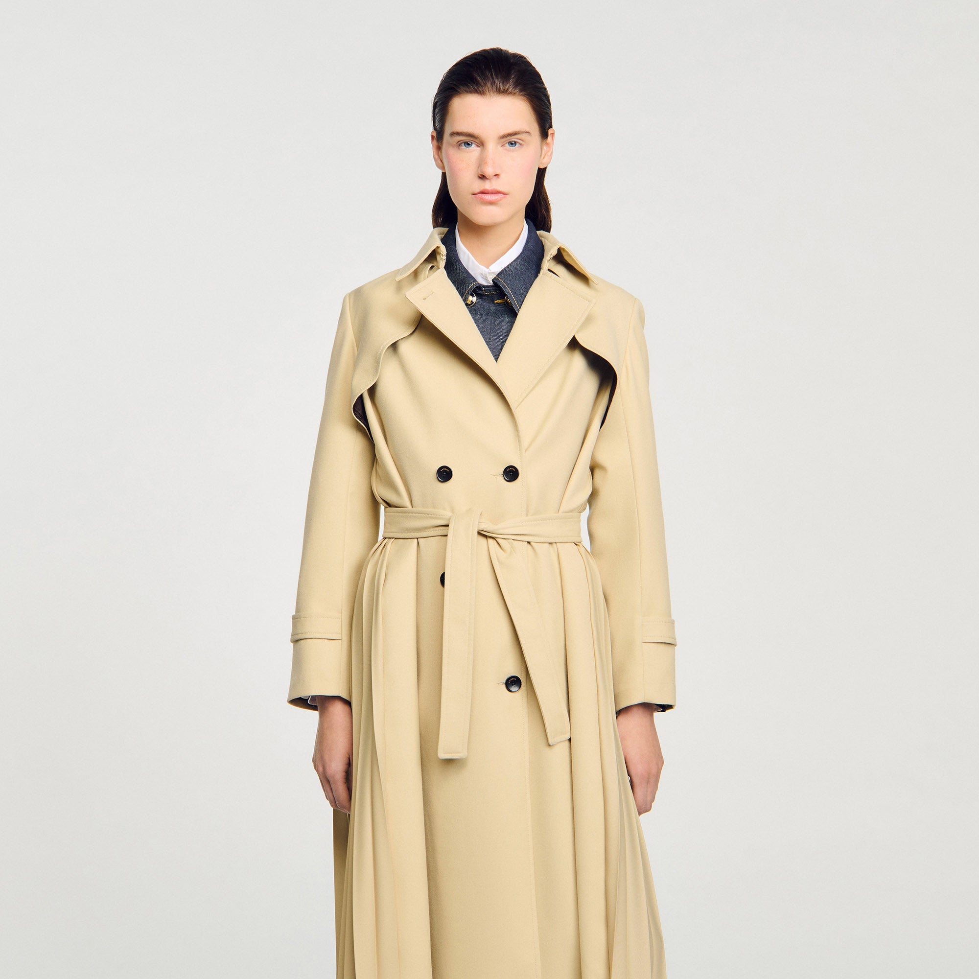HYEON （へヨン）2way trench coat beige HYEON （へヨン）2way trench coat beige