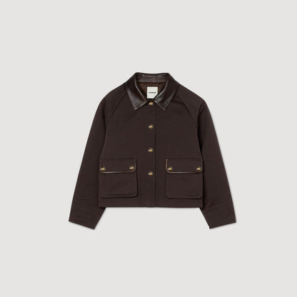 Trianon Gabardine Coat Brown