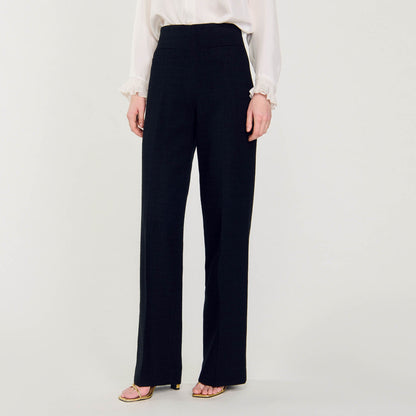 Tweed Trousers Black