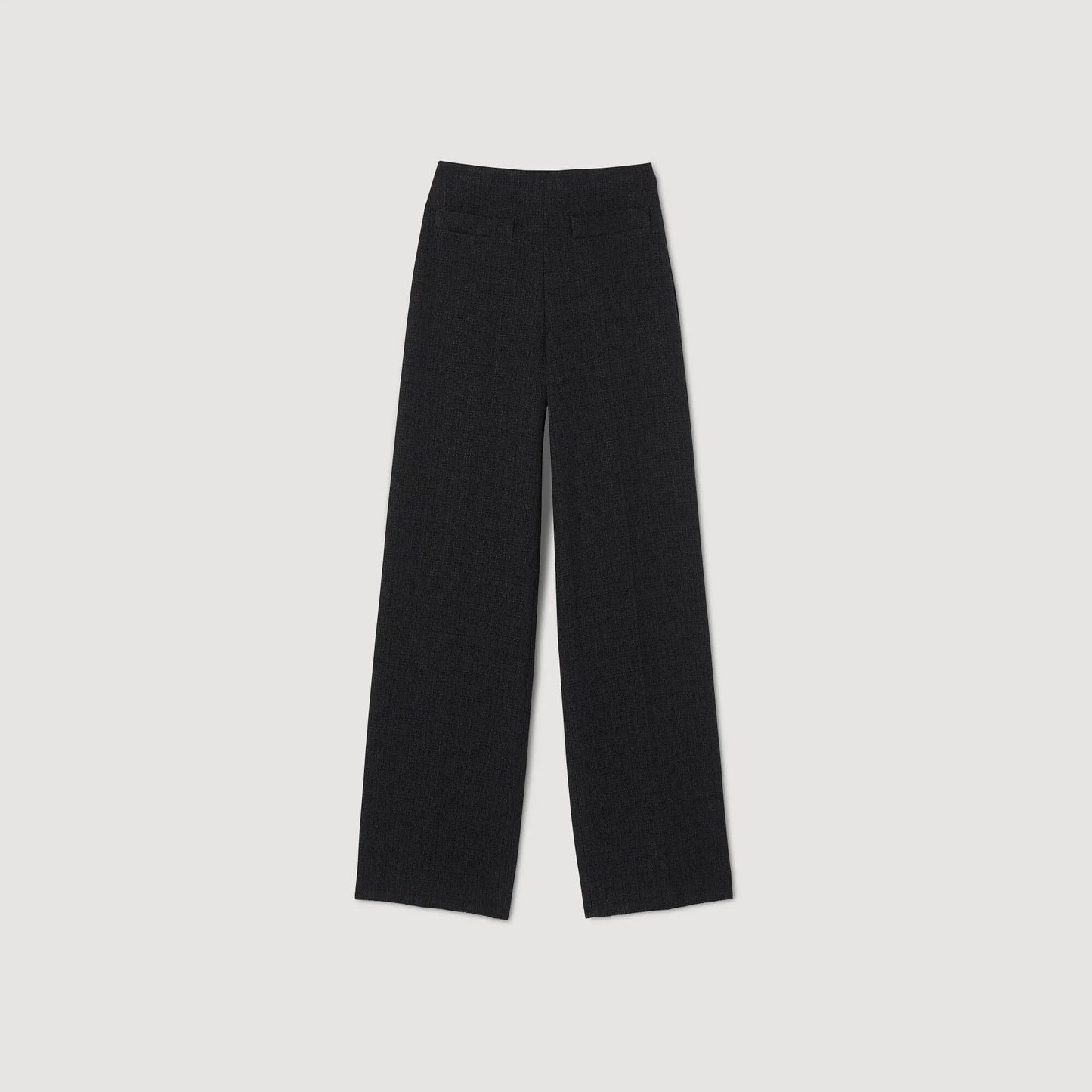 Tweed Trousers Black